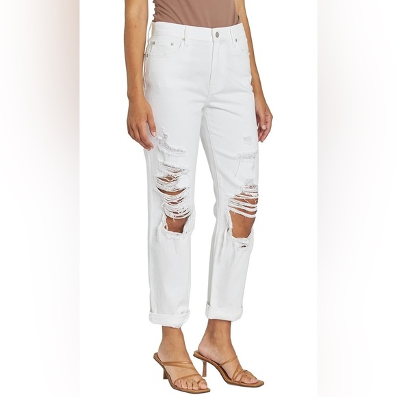 PISTOLA PRESLEY HIGH RISE RELAXED ROLLER in Blizzard - Picture 2 of 6